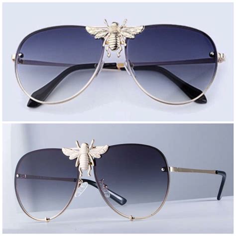 gucci aviator optical|gucci aviator sunglasses with bee.